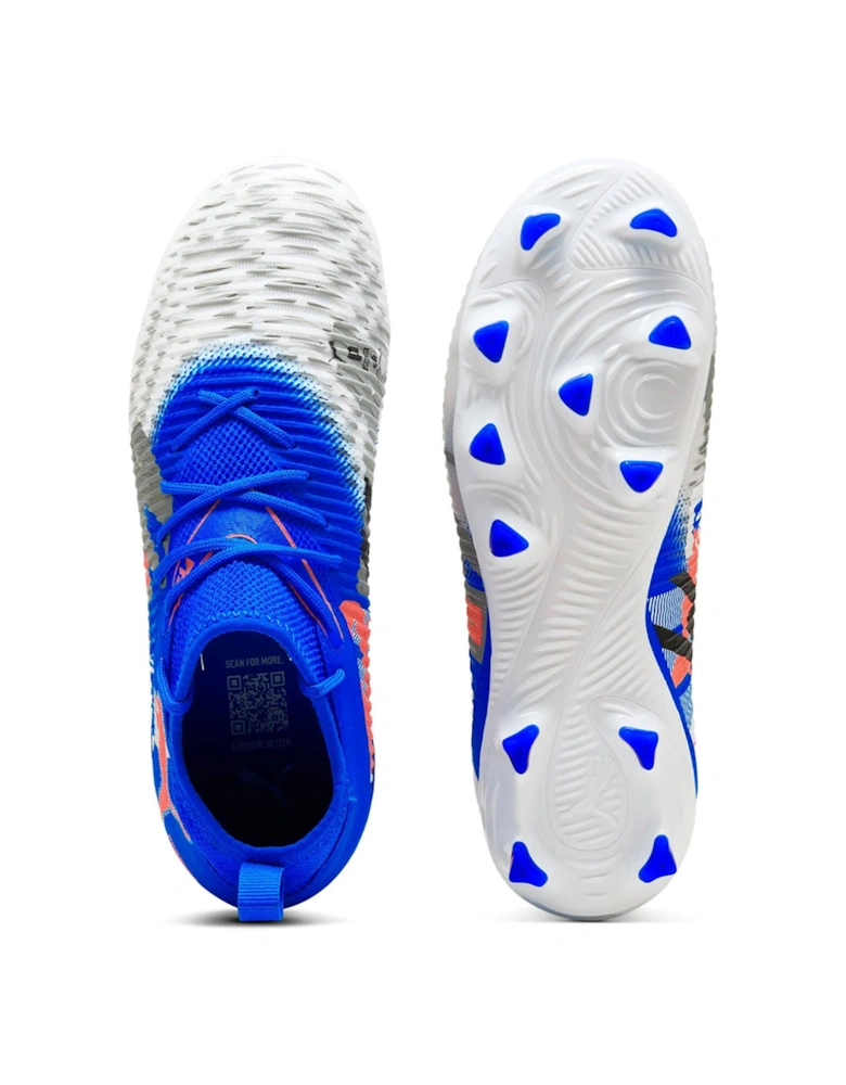 Junior Future 8 Match Creativity Firm Ground Football Boot - White