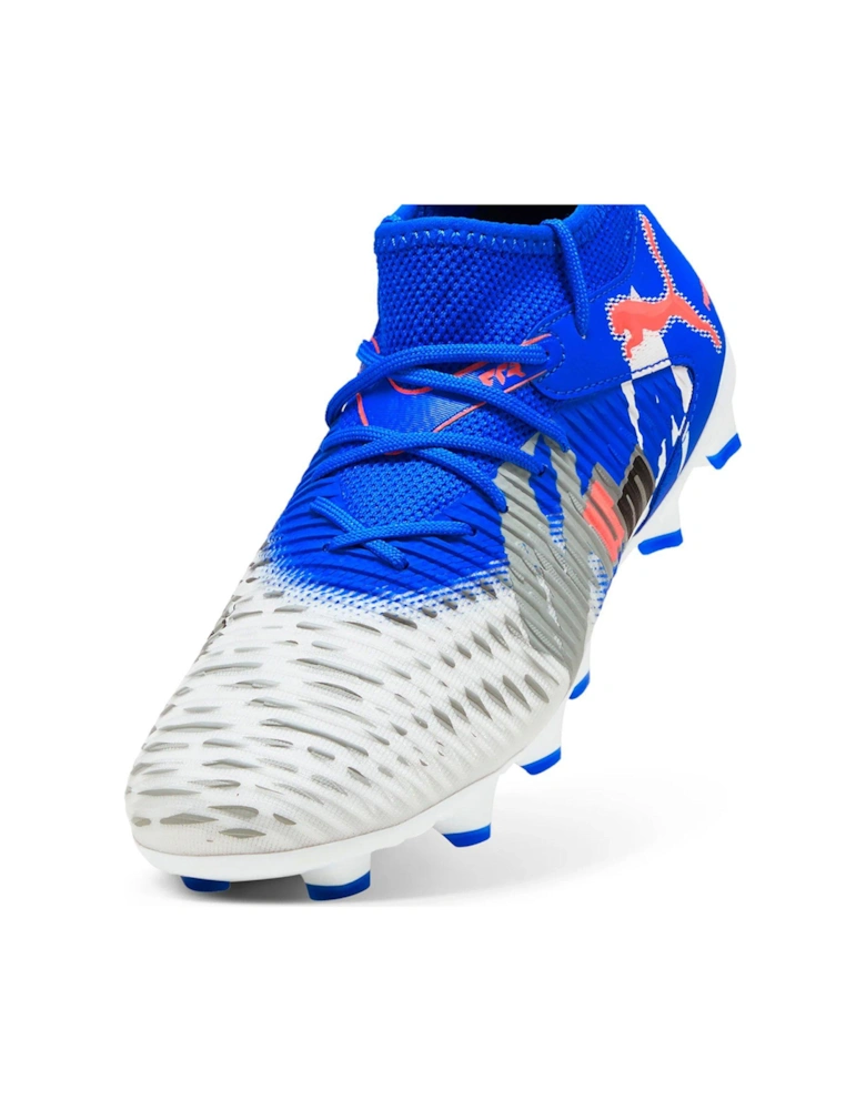 Junior Future 8 Match Creativity Firm Ground Football Boot - White