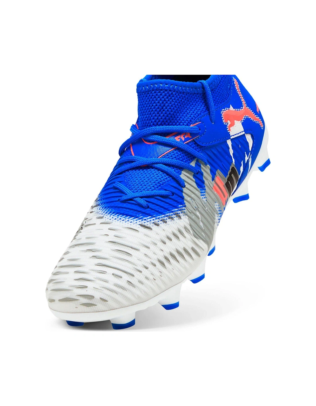 Junior Future 8 Match Creativity Firm Ground Football Boot - White