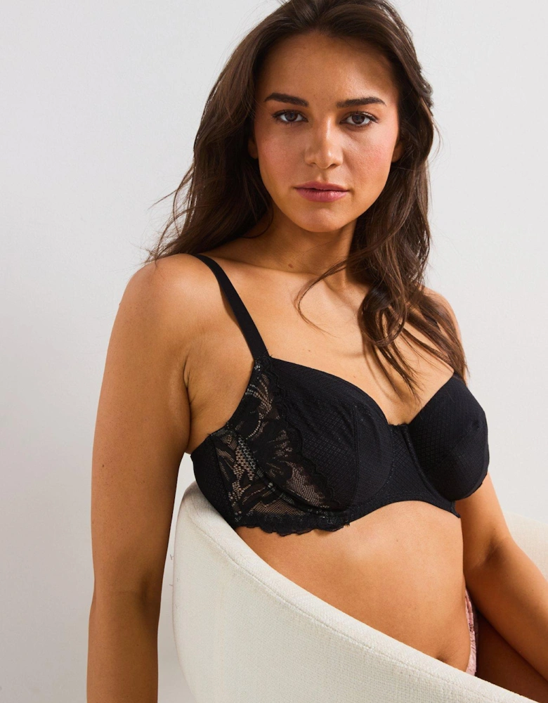 Non Padded Wired Bra - Black