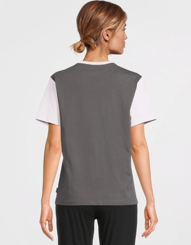 Women's Colorblock Bff Tee - Grey