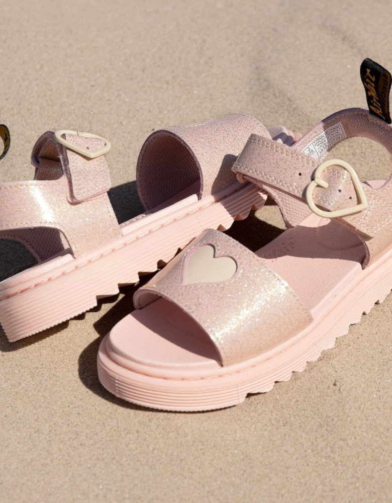Marlowe Hearts Junior Girls Sandals