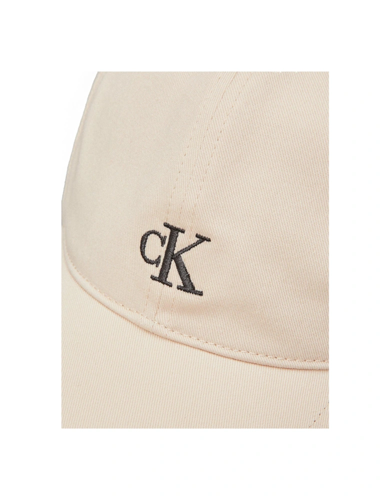 Kids Monogram Baseball Cap - Beige