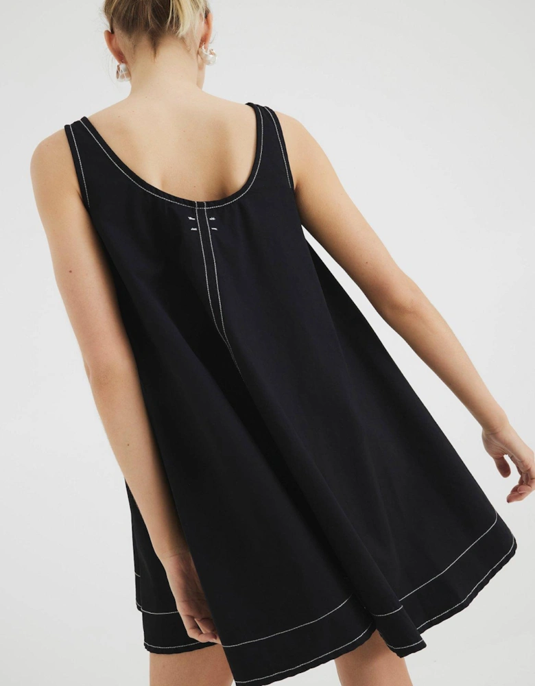 Swing Mini Dress - Black