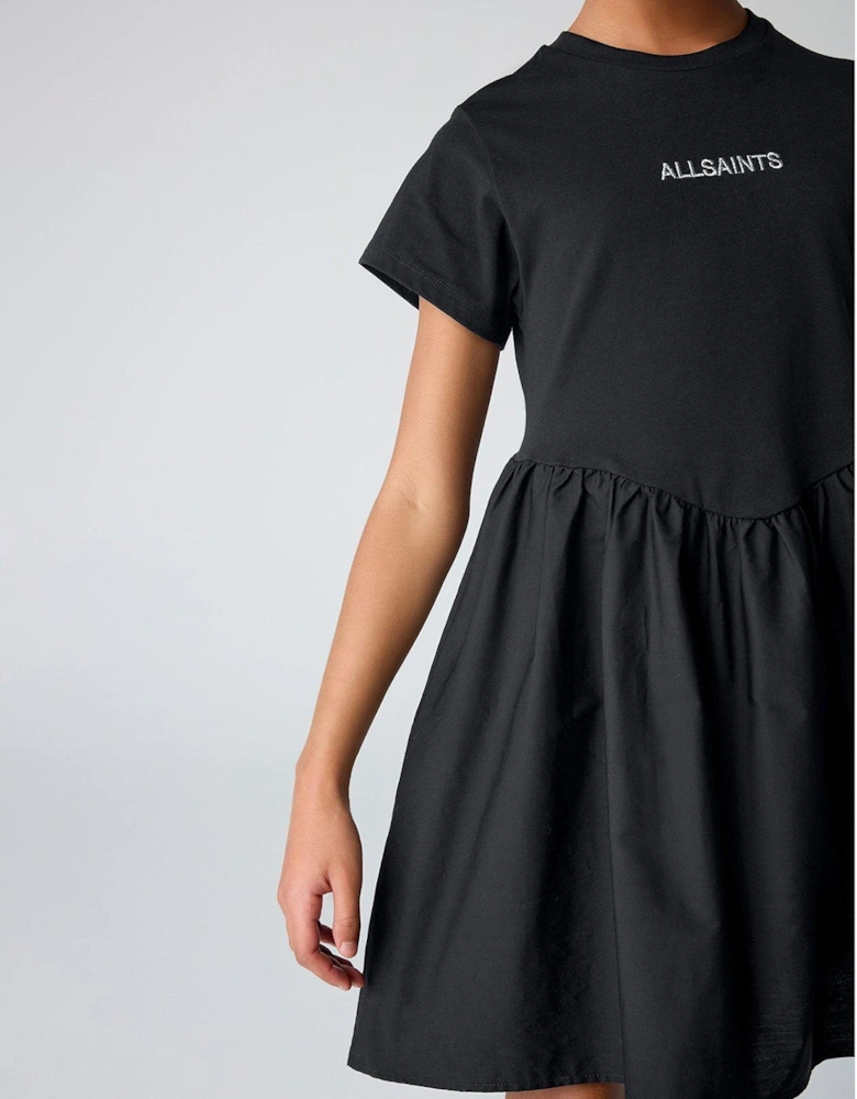 Girls Logo Dress - Black