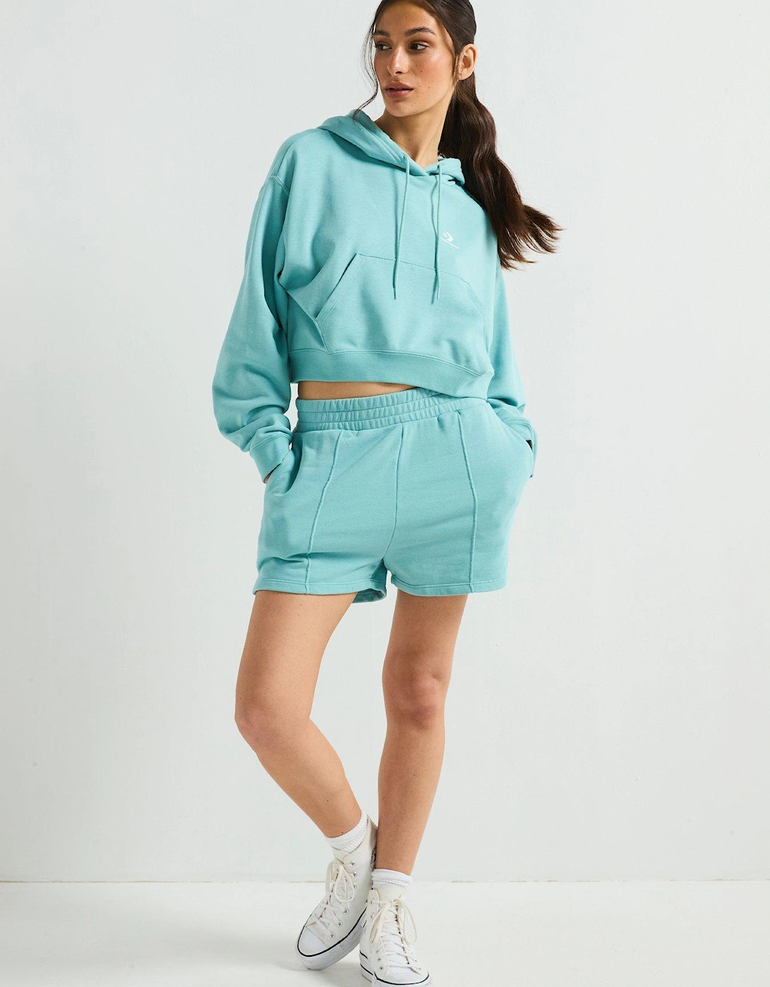 Womens Star Chevron Hoodie - Vernal Pool
