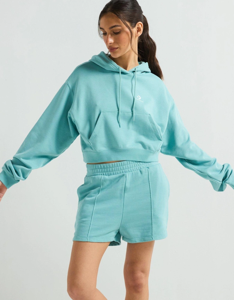 Womens Star Chevron Hoodie - Vernal Pool