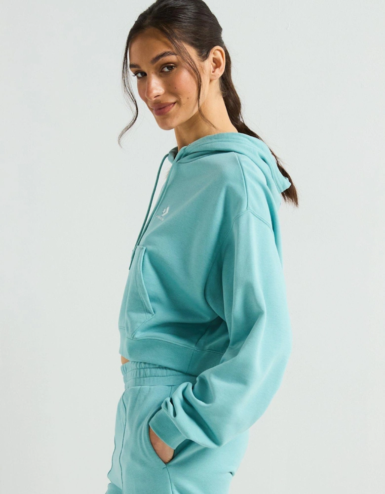 Womens Star Chevron Hoodie - Vernal Pool