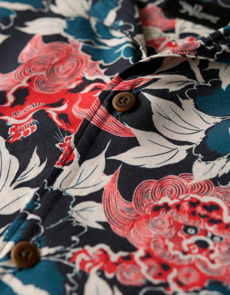 Merchant Hawaiian Short Sleeve Shirt - Multi