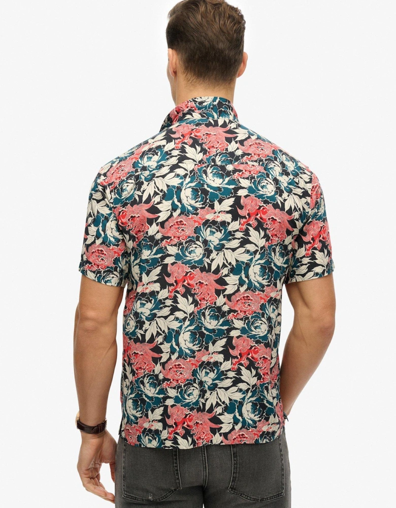 Merchant Hawaiian Short Sleeve Shirt - Multi