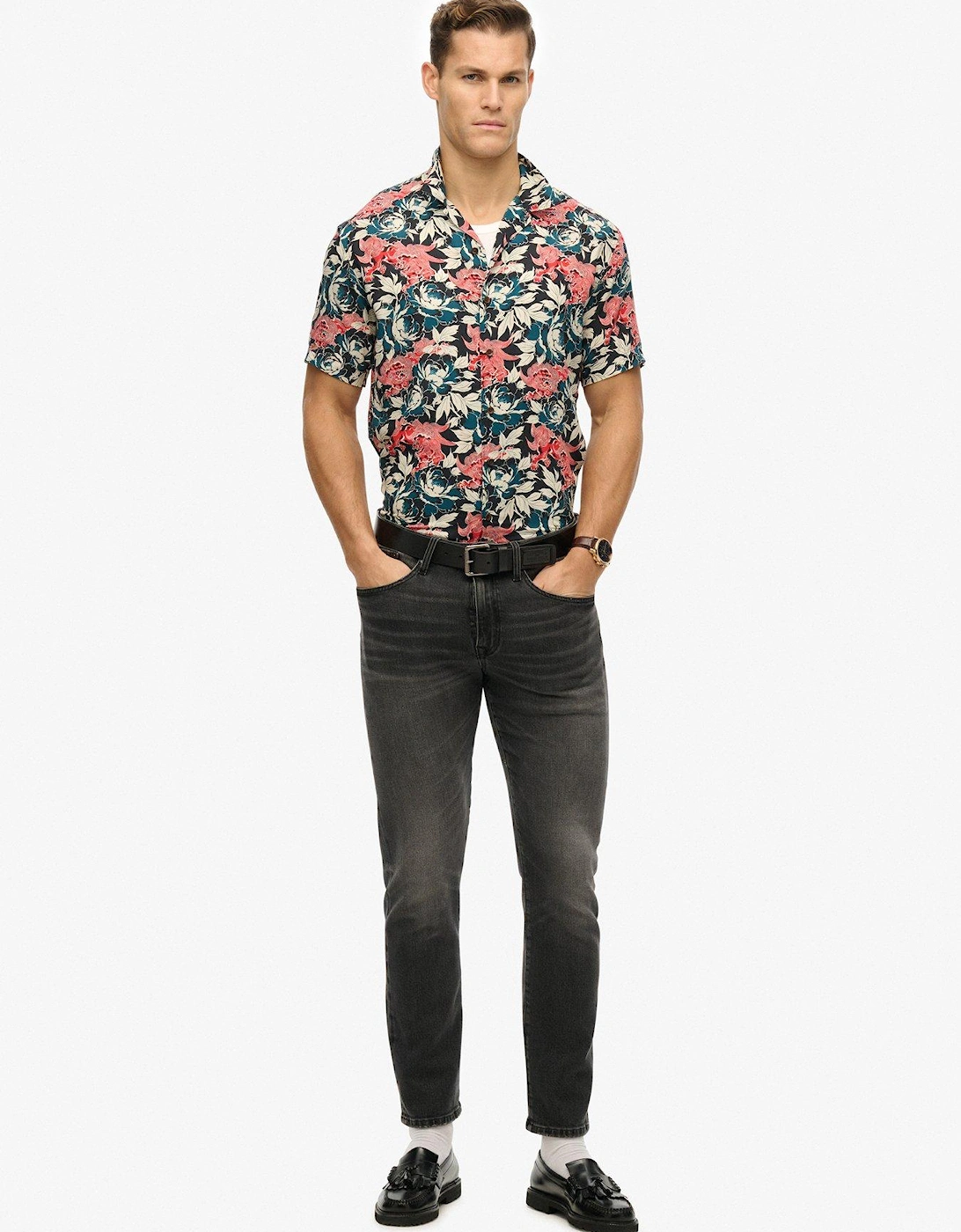 Merchant Hawaiian Short Sleeve Shirt - Multi