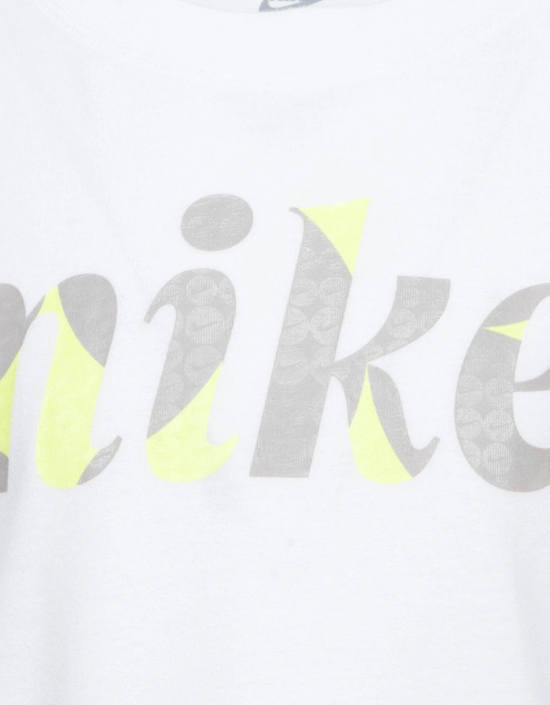 Kids Girls Essentials S/s T-shirt - White