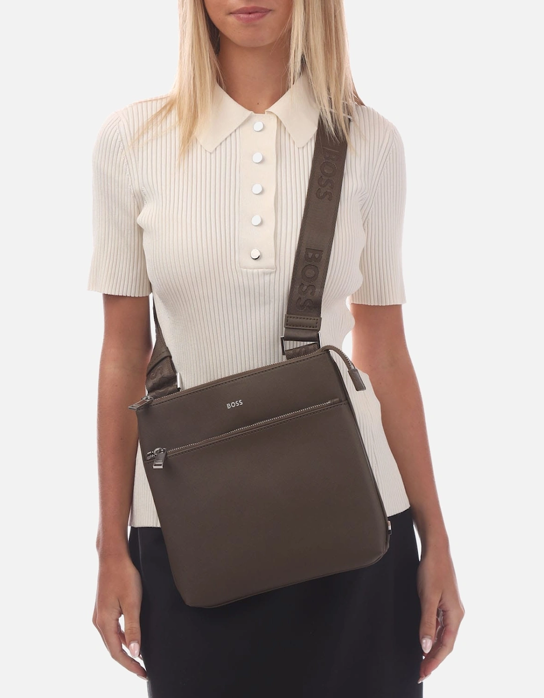 Zair Zipped Envelope Bag, 4 of 3