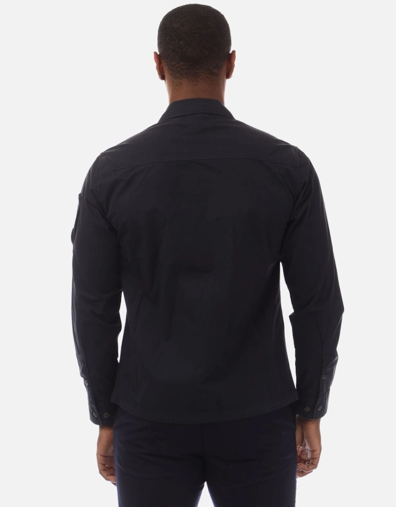 Organic Gabardine Full Zip Overshirt