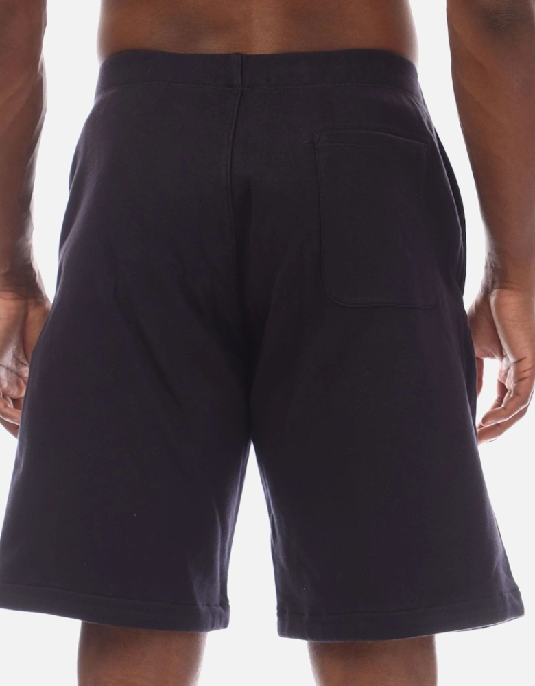 Diagonal Raised Fleece Logo Shorts