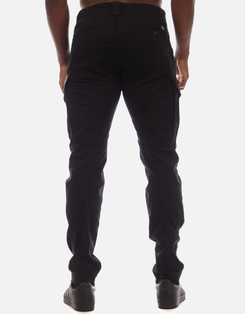 Stretch Sateen Cargo Lens Pants