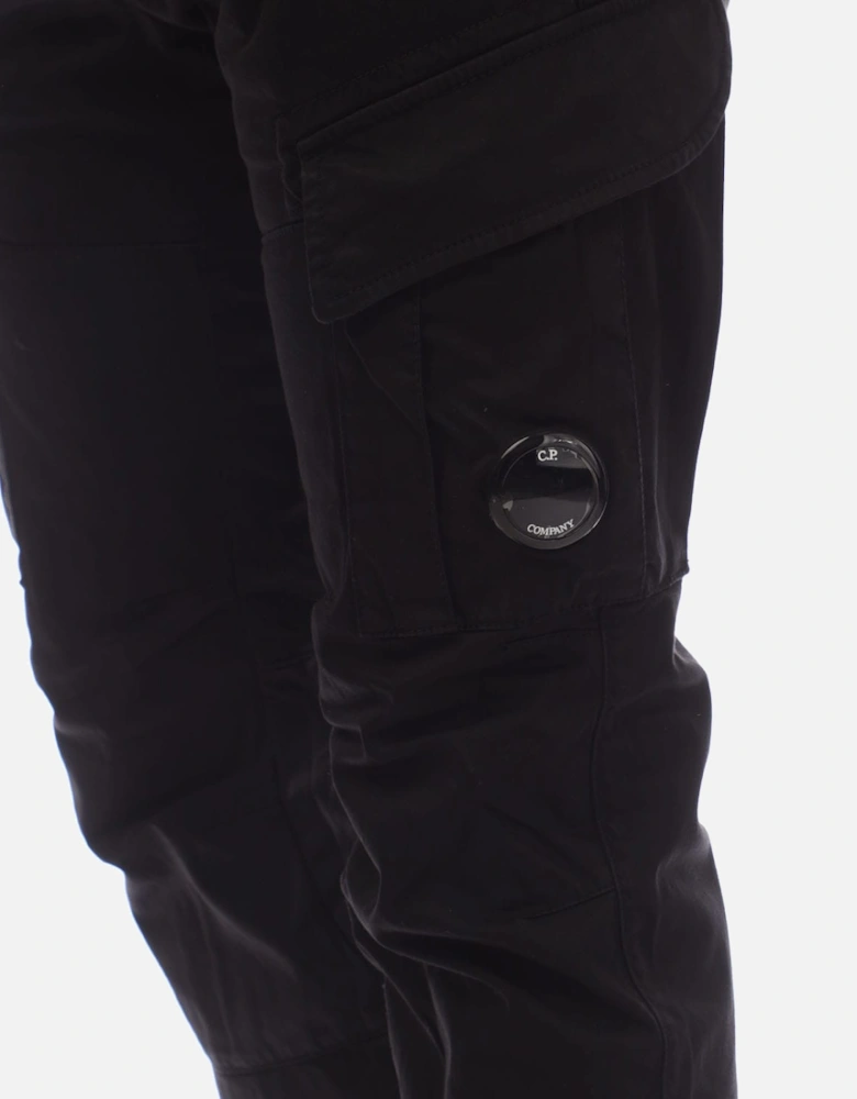 Stretch Sateen Cargo Lens Pants