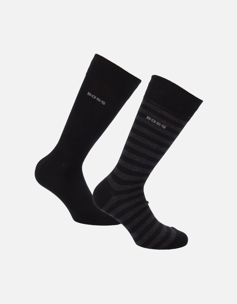 2 Pack of Striped Socks