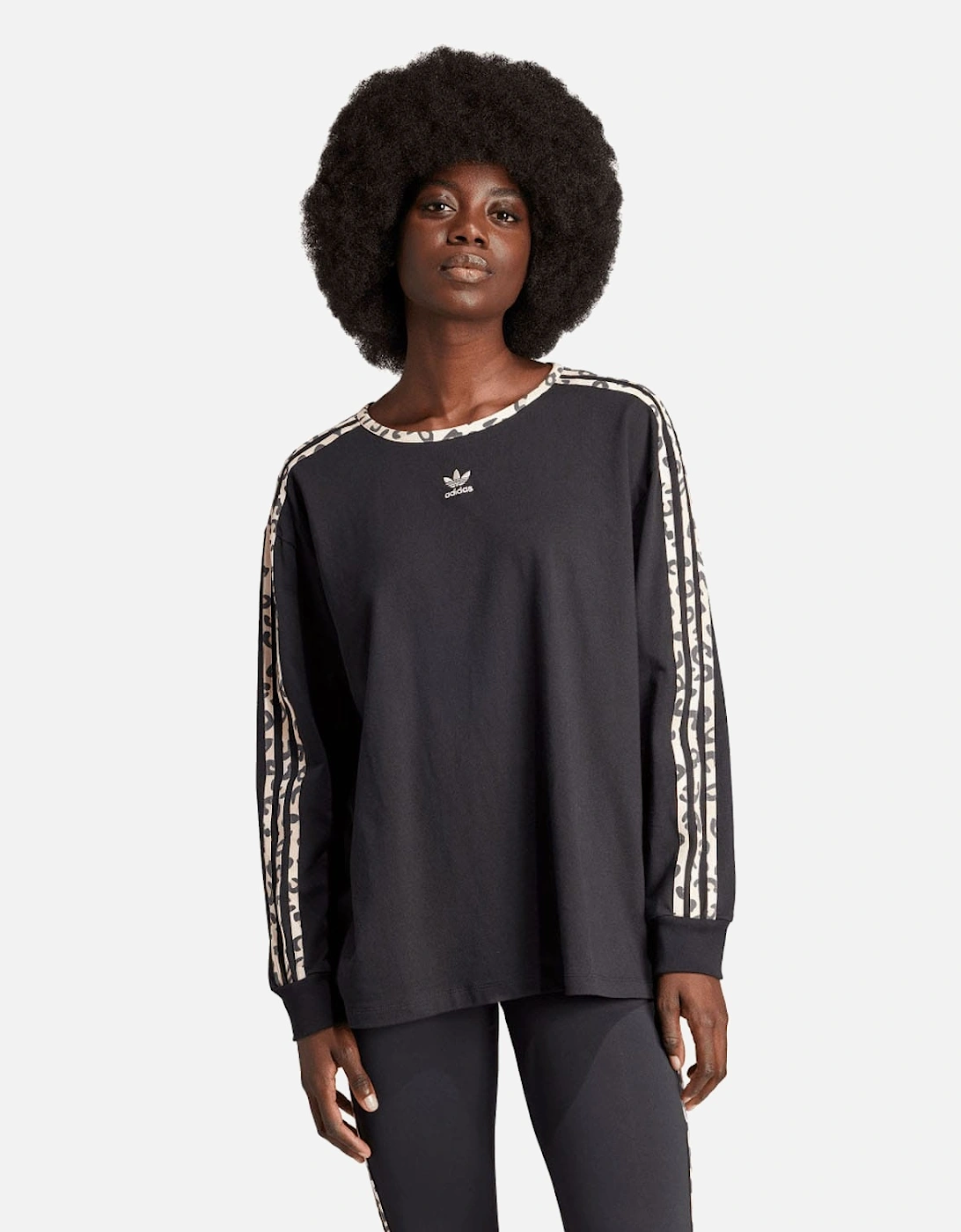 Leopard Lux 3-Stripes Long Sleeve T-Shirt, 7 of 6