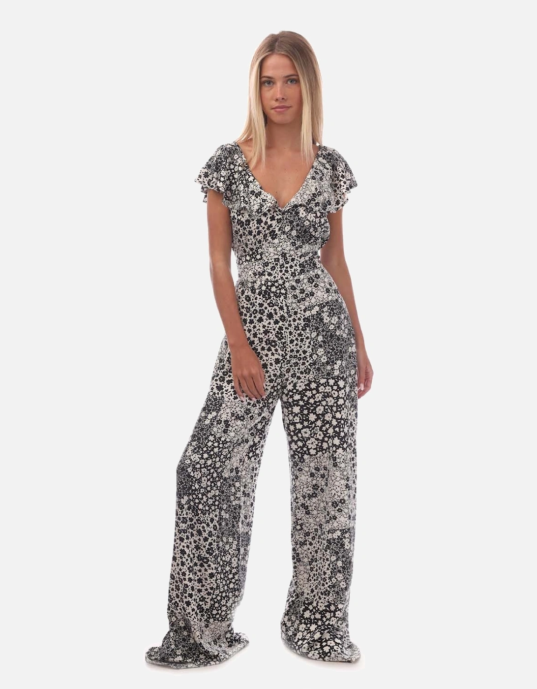 Suki Floral Flutter Jumpsuit, 5 of 4