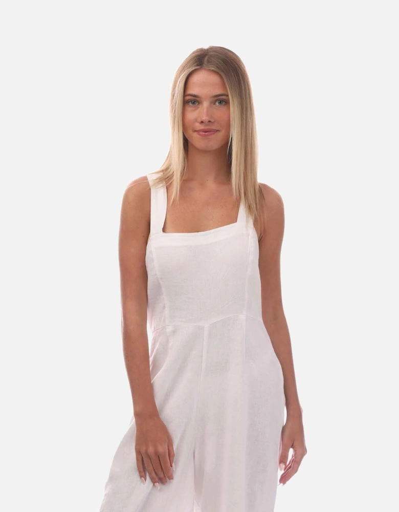 Maisi Linen Beach Jumpsuit