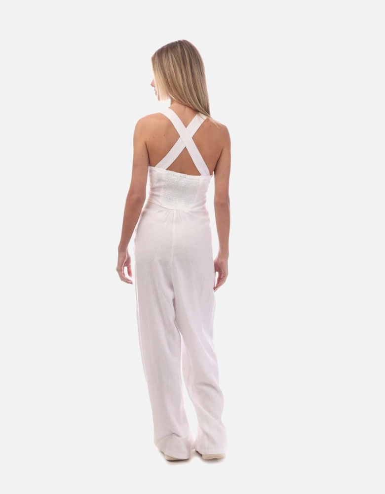 Maisi Linen Beach Jumpsuit