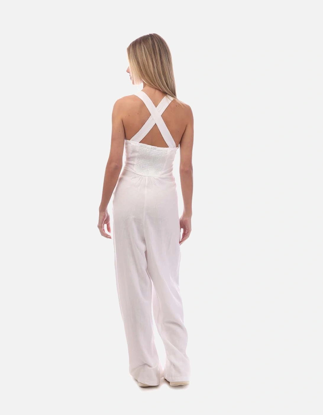 Maisi Linen Beach Jumpsuit