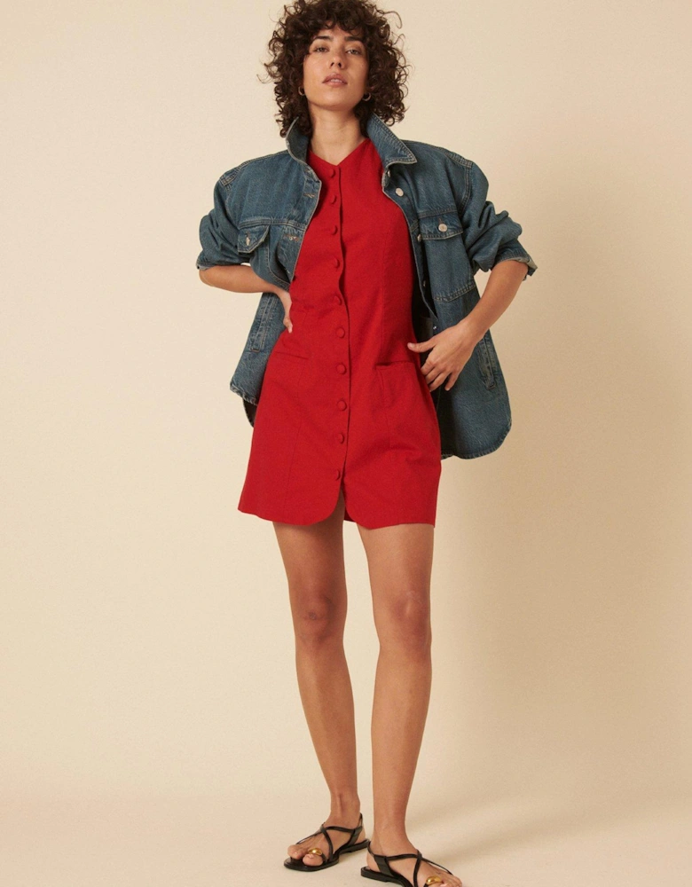 Yana Mini Dress - Red