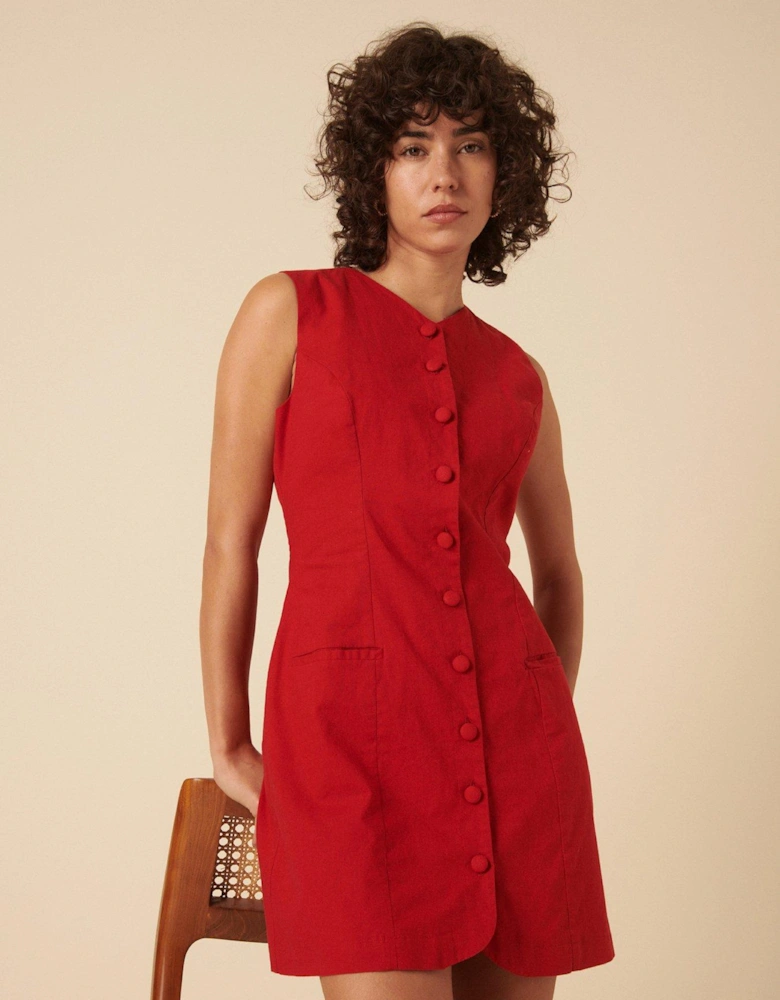 Yana Mini Dress - Red