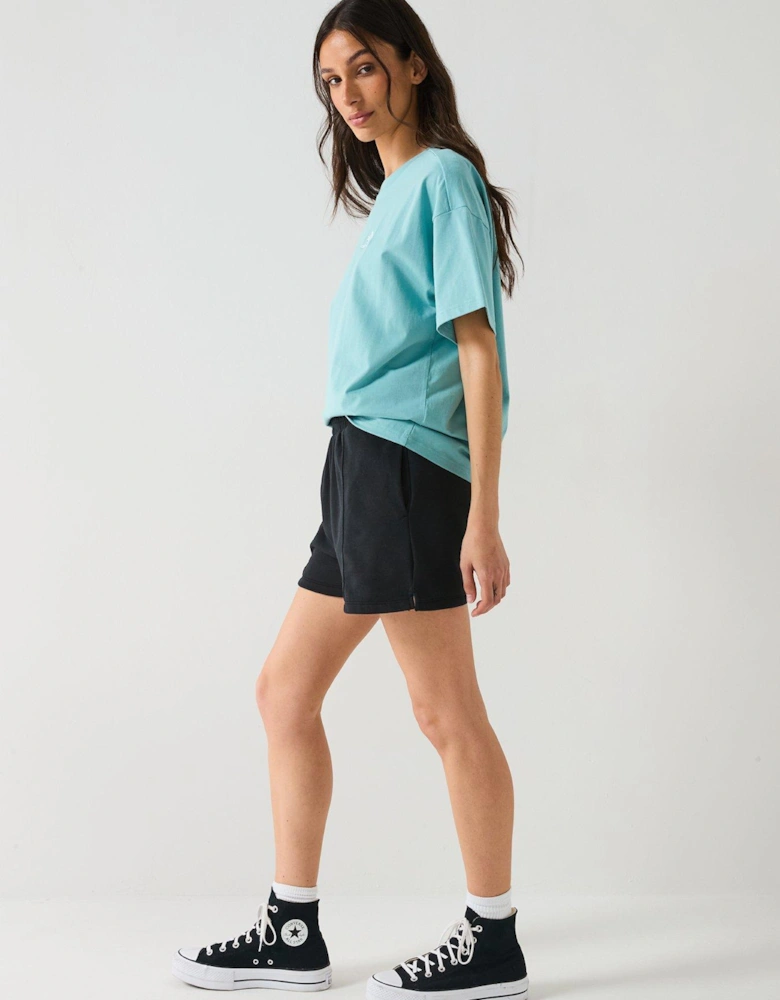 Womens Star Chevron Shorts - Black