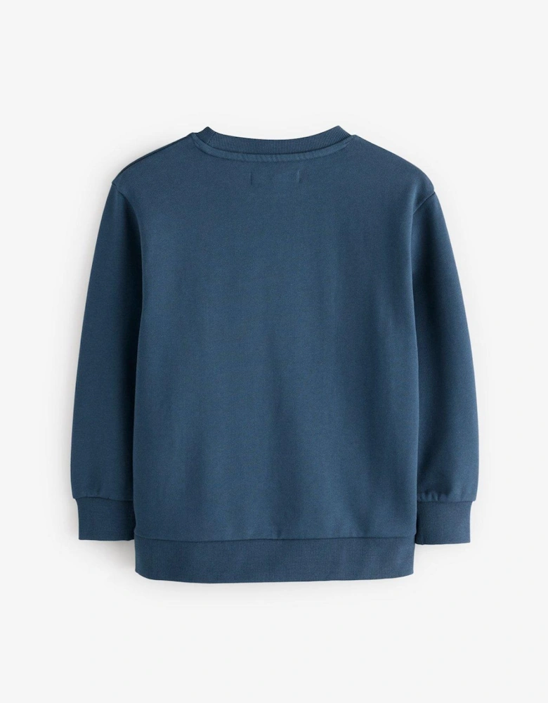 Boys Biggy Sweat Top - Blue