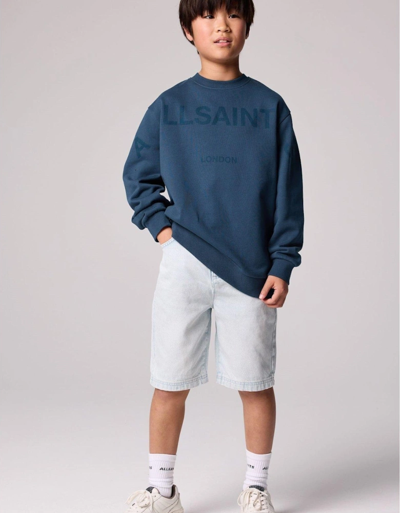 Boys Biggy Sweat Top - Blue