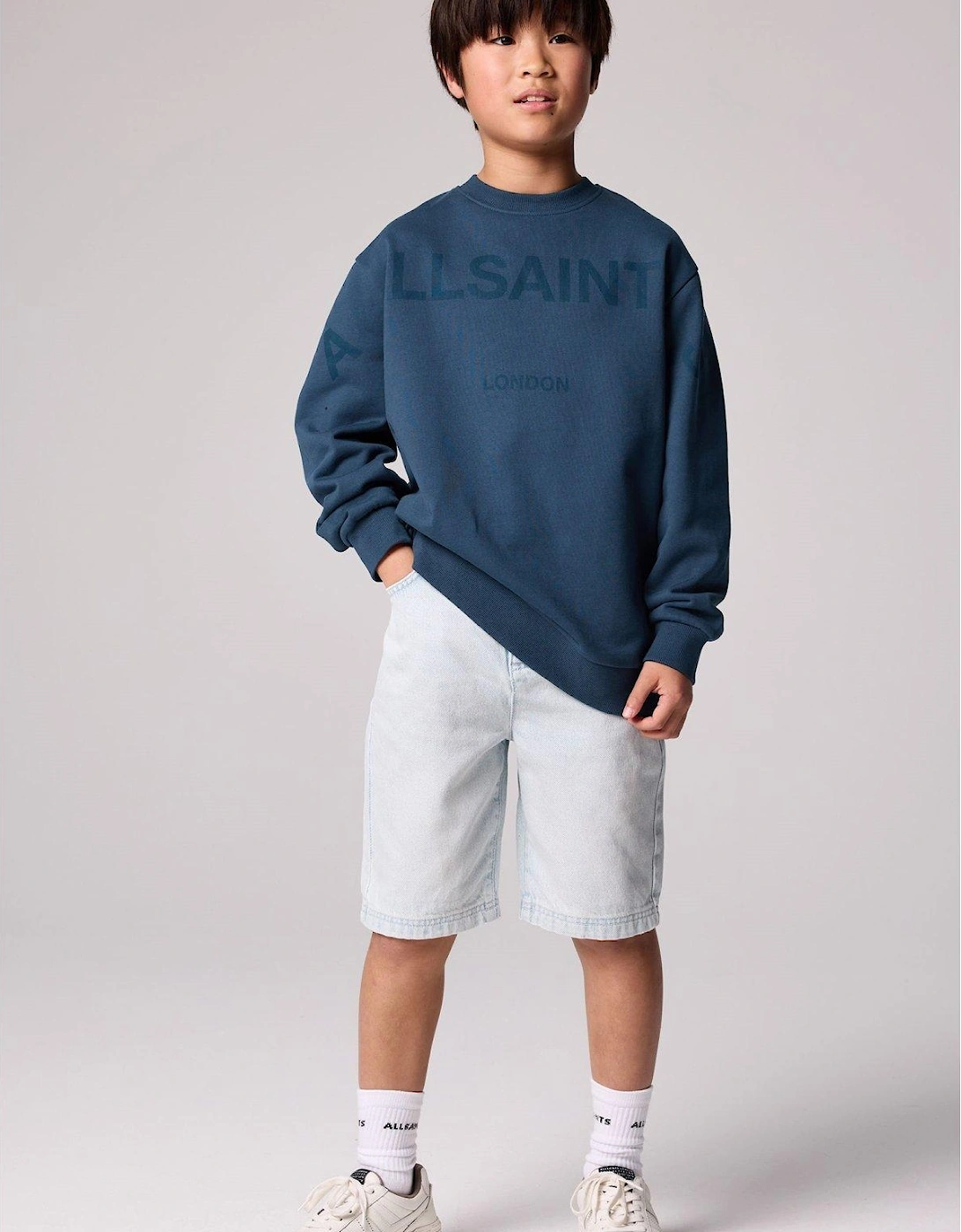 Boys Biggy Sweat Top - Blue