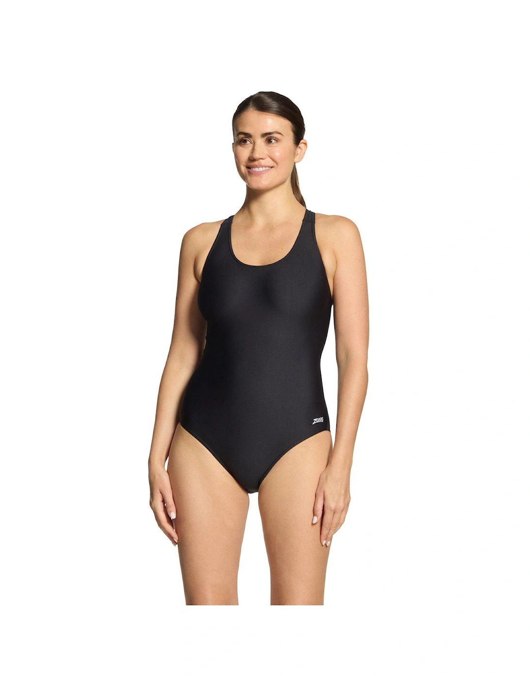 Women's Essentials Cottesloe Flyback Swimsuit - Black
