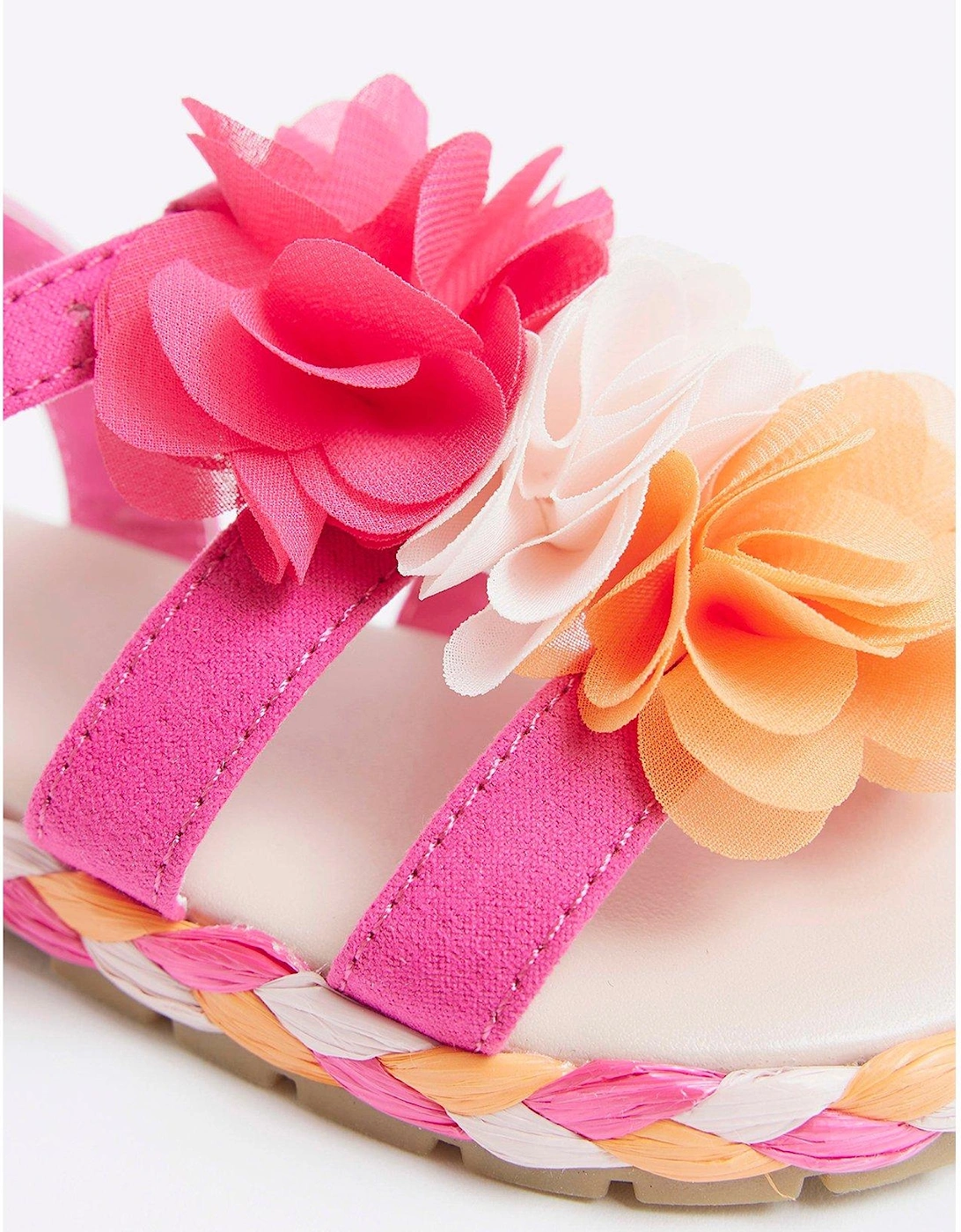 Girl Flower Sandals - Pink