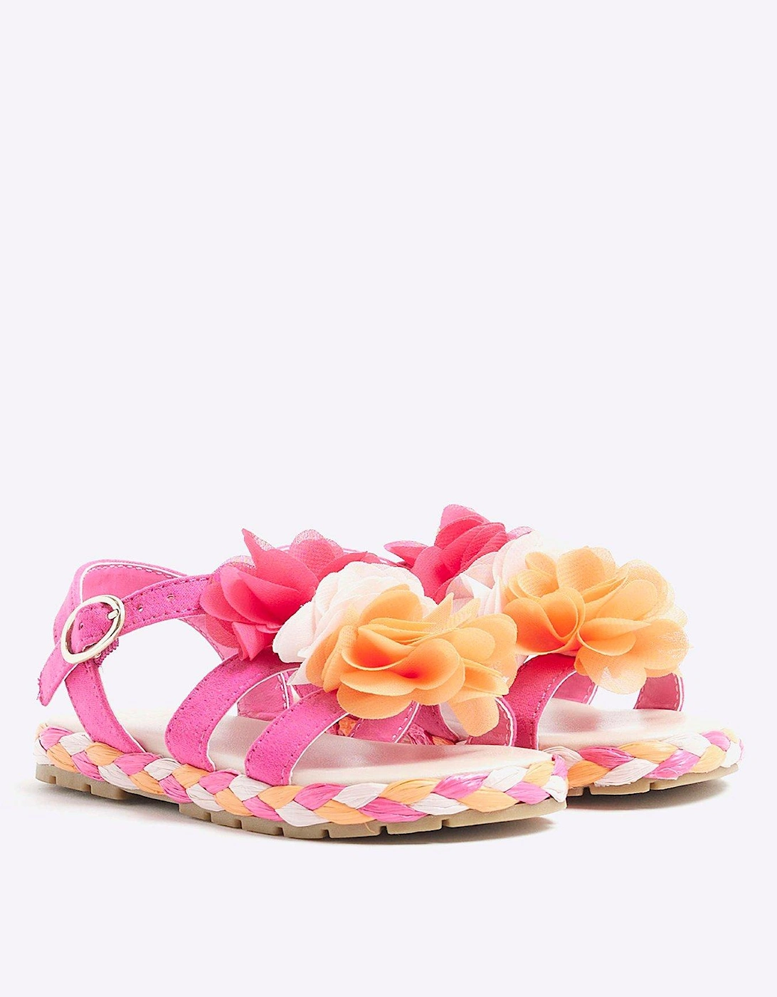 Girl Flower Sandals - Pink