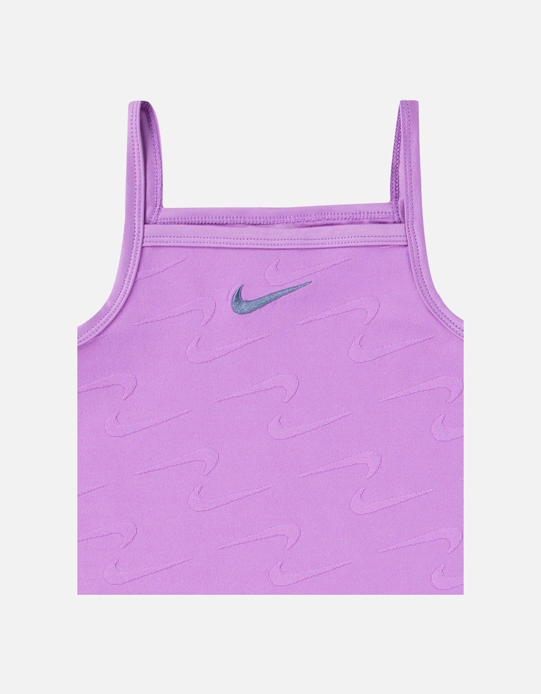 Kids Girls Swoosh S/s T-shirt And Dress Set - Purple