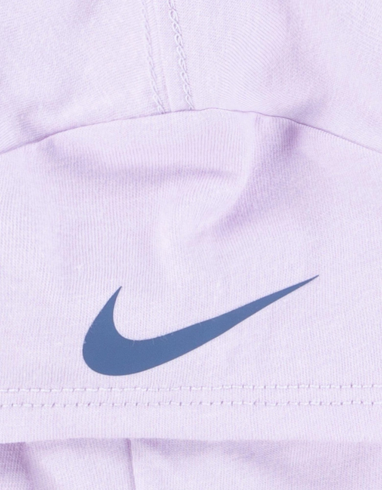 Kids Girls Swoosh S/s T-shirt And Dress Set - Purple