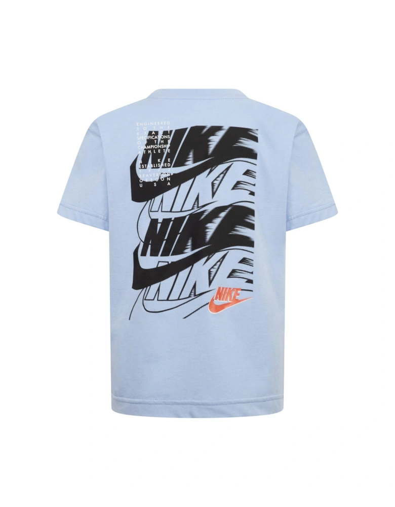 Kids Boys Graphic T-shirt S/s - Light Blue