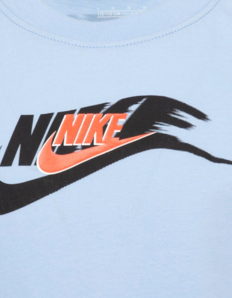 Kids Boys Graphic T-shirt S/s - Light Blue