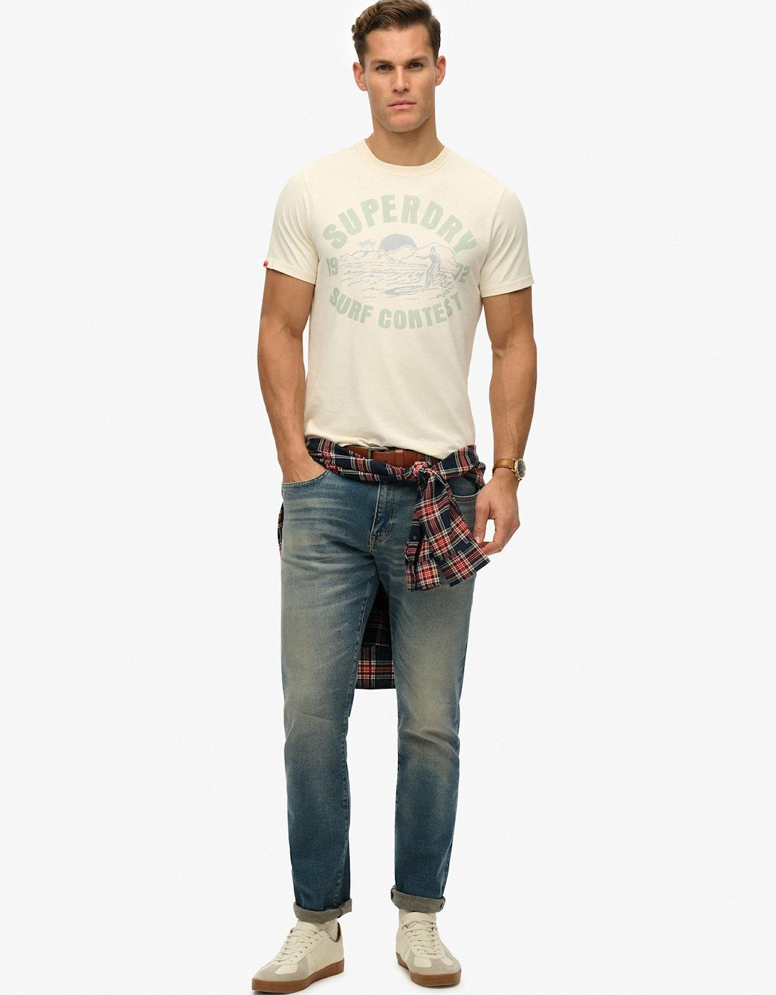 Lo-Fi Outdoor Relaxed T-Shirt - Cream