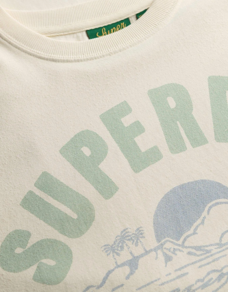 Lo-Fi Outdoor Relaxed T-Shirt - Cream