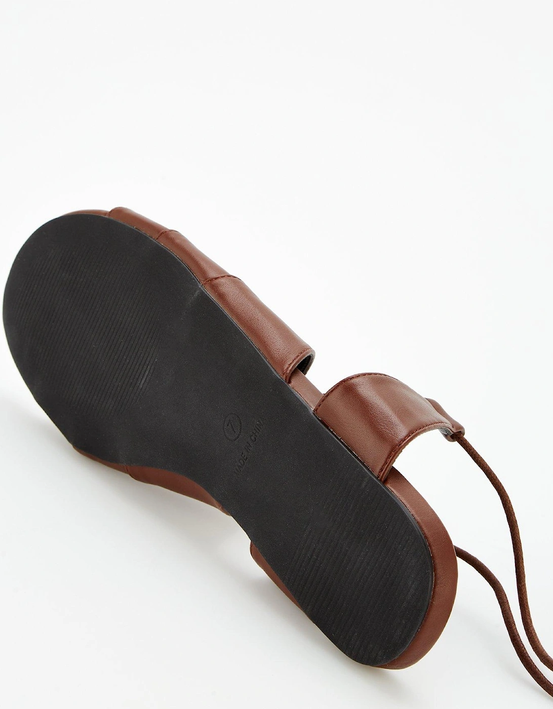 Mira Sandals - Flat Brown