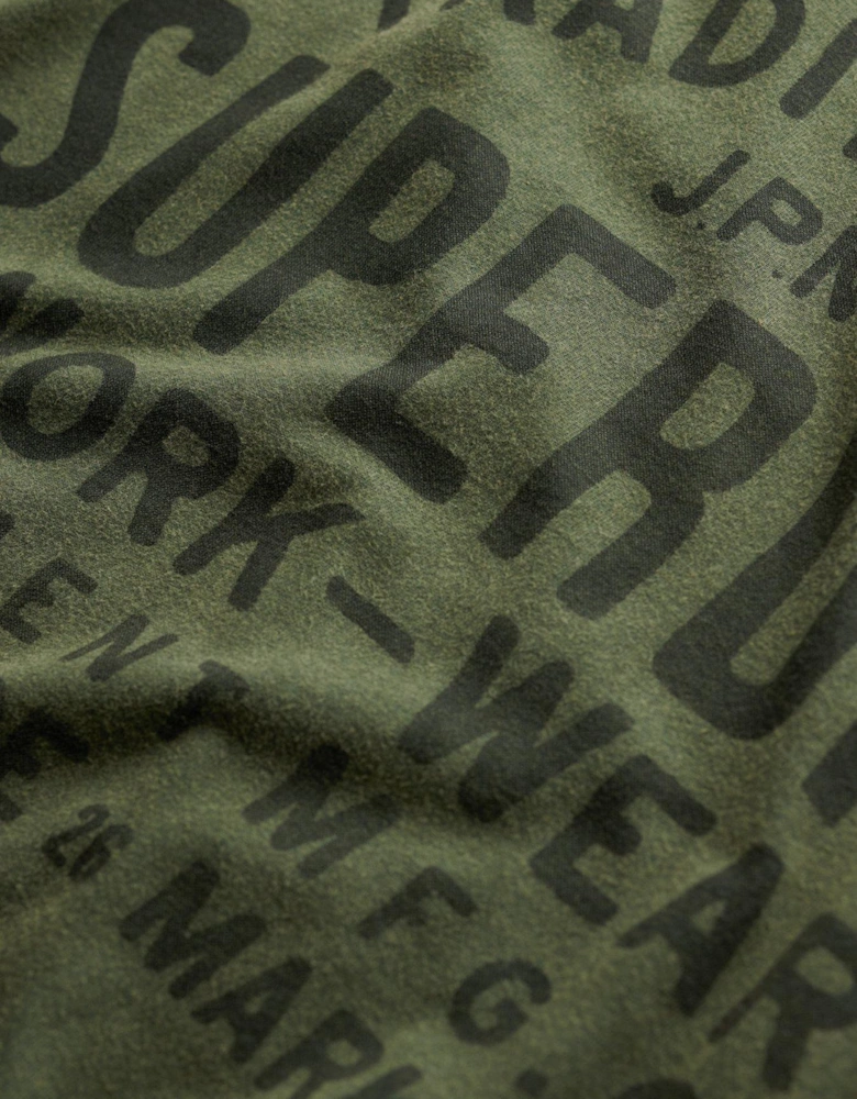 Machined Goods Workwear T-Shirt - Green