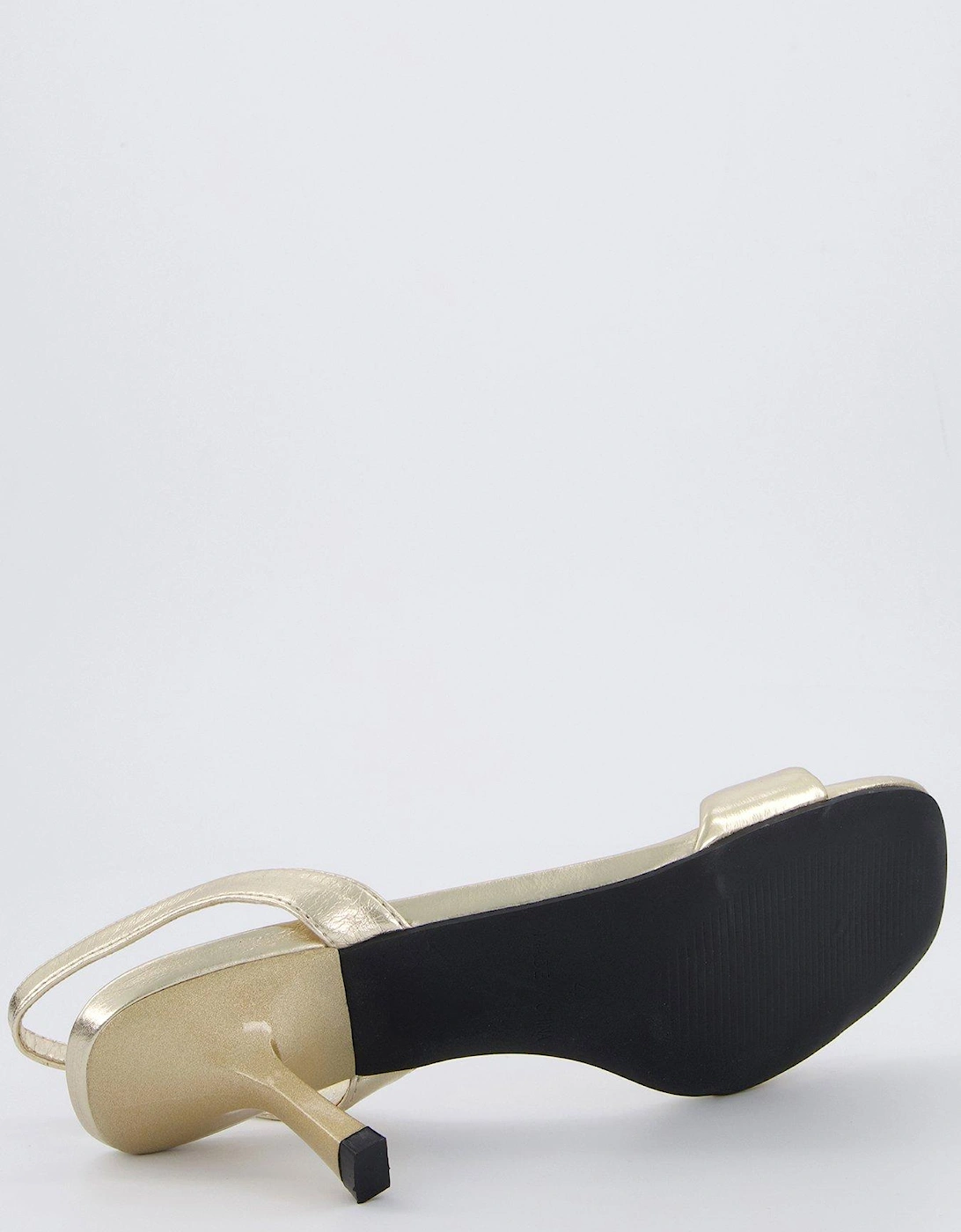 Dorenna Sandals - Heel - Gold