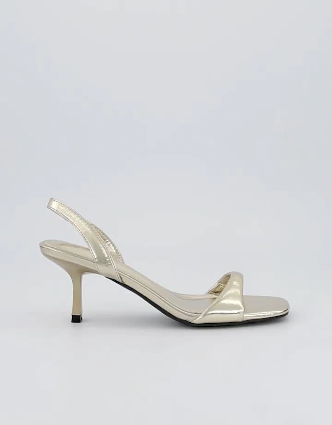 Dorenna Sandals - Heel - Gold