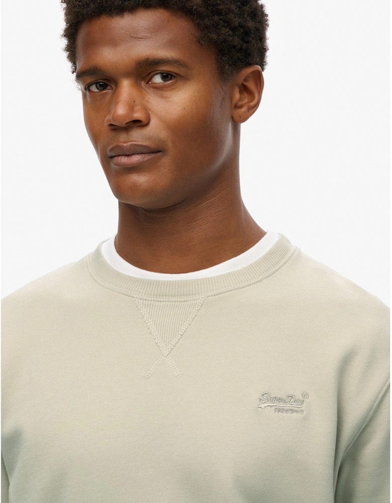 Essential Logo Crew Sweat - Beige