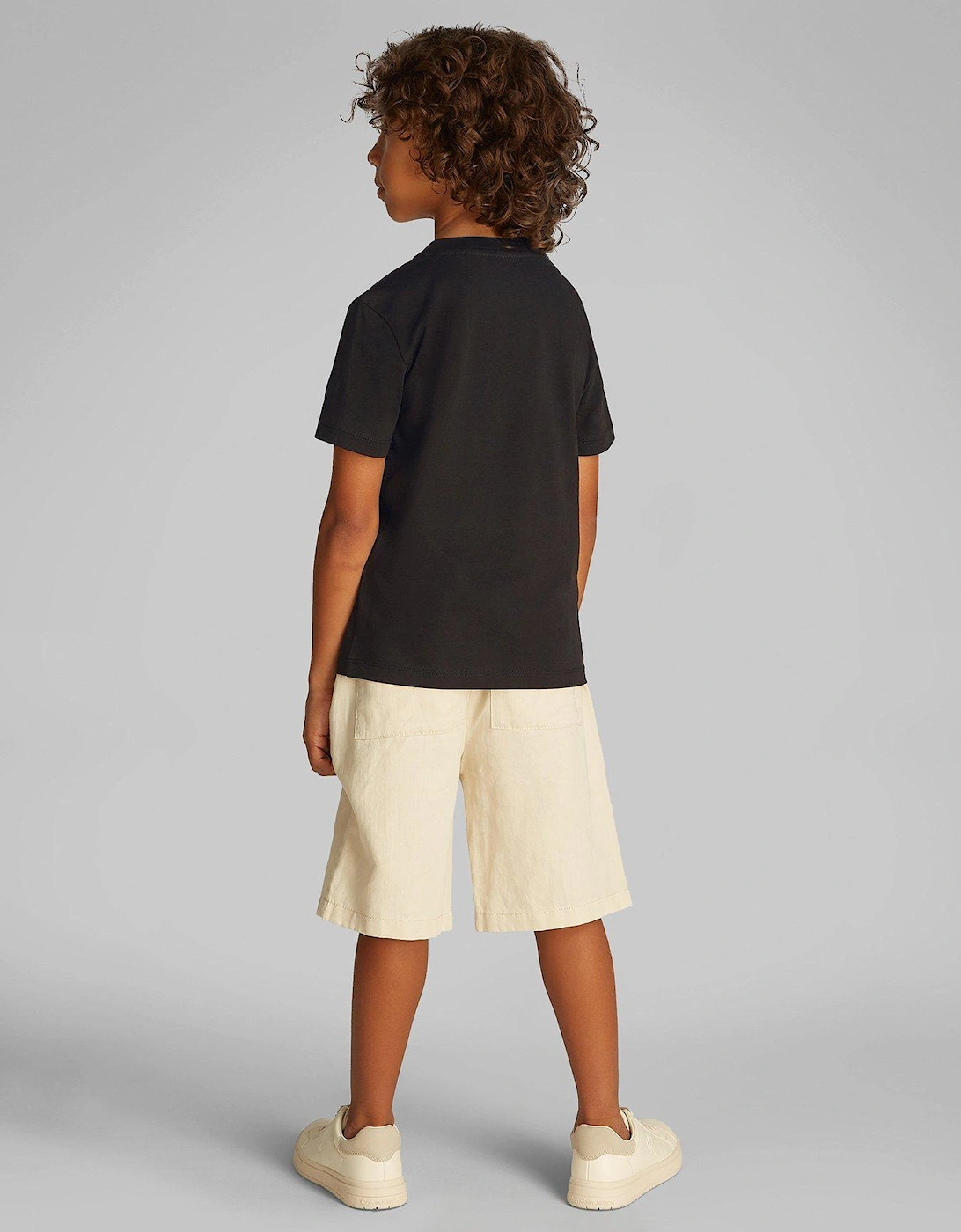 Boys 2 Pack of Neck Embroidered Short Sleeve T-Shirts - Multi