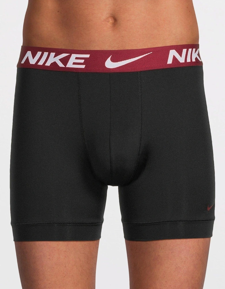Mens 3 Pack Boxer Briefs - Black