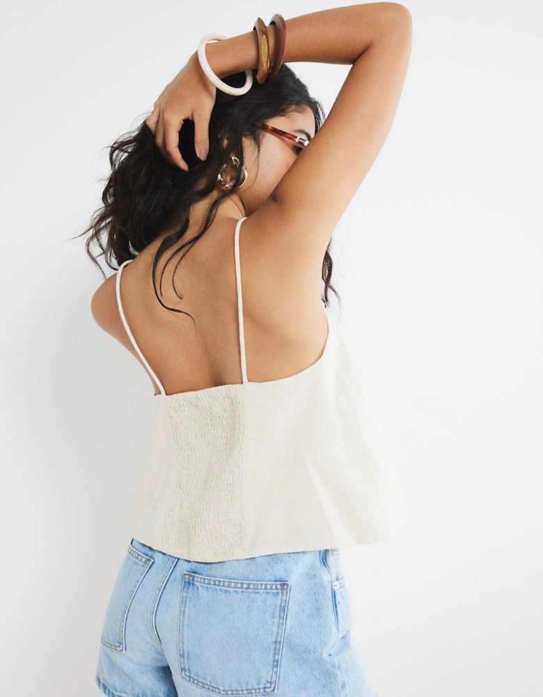 Broderie Top - Stone